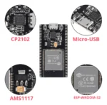 Pack de 4 NodeMCU ESP32 -38 Pines - Imagen 9