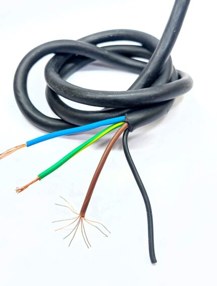 Cable TPR - Vaina 4x1mm2. (Negro-marron-Celeste-Verde l/Amarilla)
